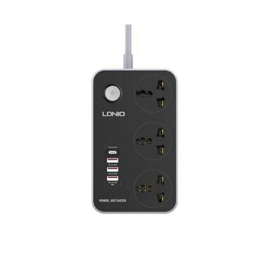 Buy Ldnio SC3412 3 AC Outlets Universal Power Strip from Vmart in Pakistan