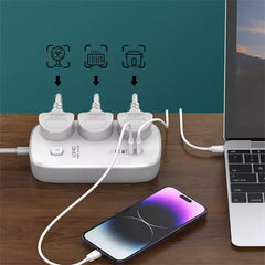 Buy Ldnio SC3416 3 AC Outlets 4 USB Power Strip from Vmart in Pakistan