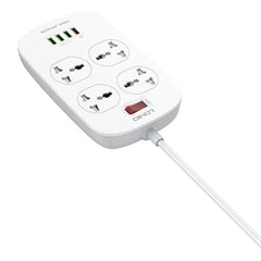 Buy Ldnio SC4407 4 AC Outlets Universal Power Strip - White from Vmart in Pakistan