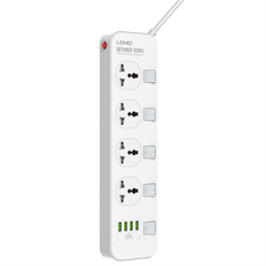 Buy Ldnio SC4408 4 AC Outlets Universal Power Strip from Vmart in Pakistan