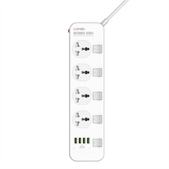 Buy Ldnio SC4408 4 AC Outlets Universal Power Strip from Vmart in Pakistan