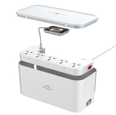 Buy Ldnio SCW5354 Organizing Box Power Strip 15W Wireless Charger with 20W PD+QC Output from Vmart in Pakistan