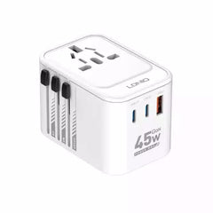 Buy Ldnio Z8 3 USB Ports 45W GaN Travel Adapter from Vmart in Pakistan