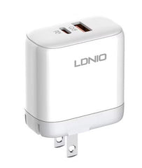 Buy Ldnio A2526C 45W Dual USB QC4.0 Super Fast Charger US Plug from Vmart in Pakistan