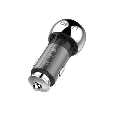 Buy Ldnio C1 36W Zinc Alloy Shell Super Fast Car charger from Vmart in Pakistan