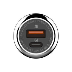 Ldnio C1 36W Zinc Alloy Shell Super Fast Car charger