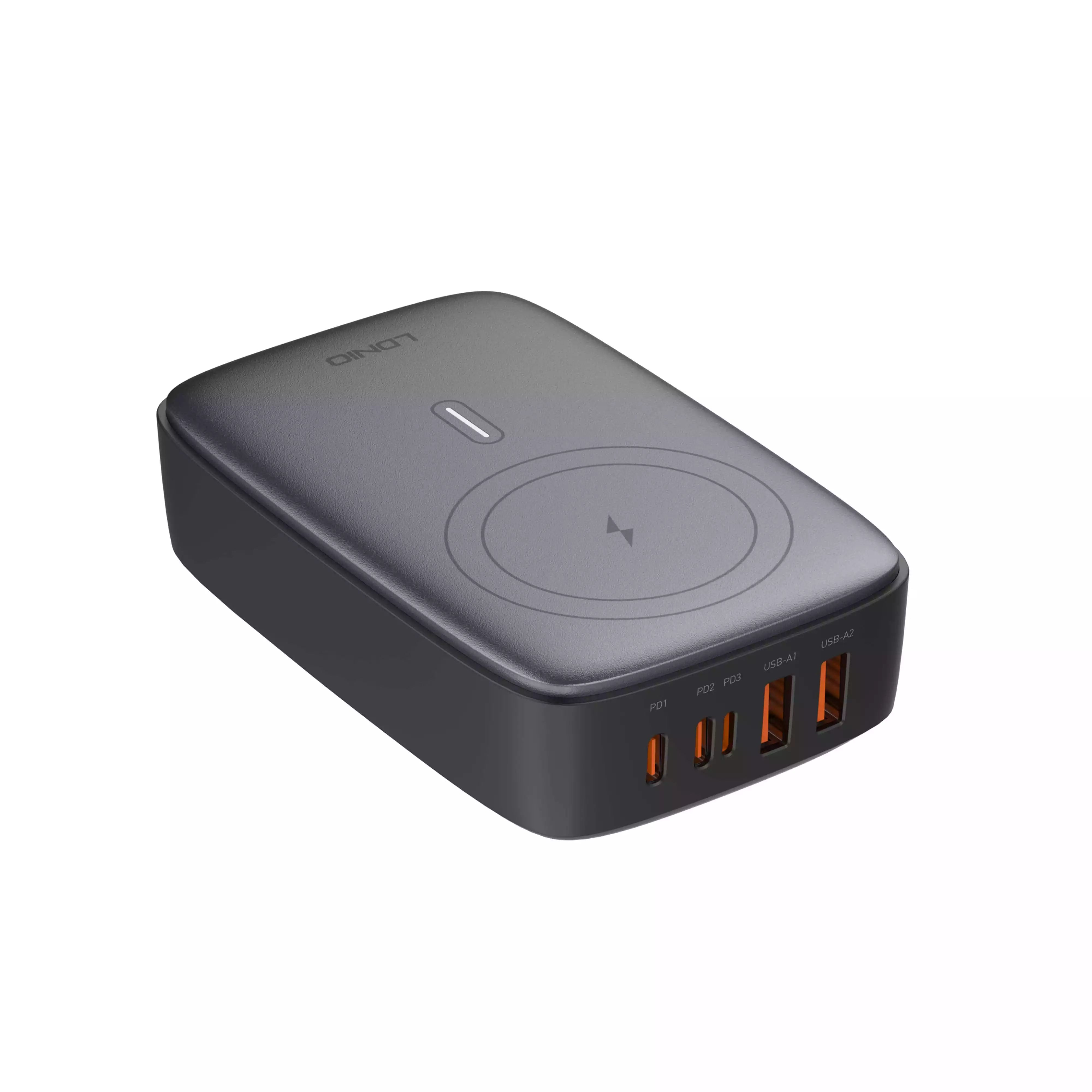 Buy Ldnio Q4010 140W Multiport Desktop Charging Wireless Charger Black from Vmart in Pakistan