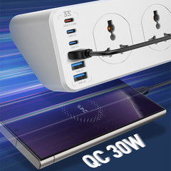 Buy Ldnio SC10610C 10 AC Outlets Universal Power Strip (3USB-C & 3USB-A) Vmart in Pakistan