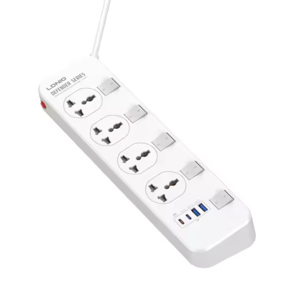 Buy Ldnio SC4408C Extension Power Socket Universal Power Strip PD20W (2C+2U) from Vmart in Pakistan