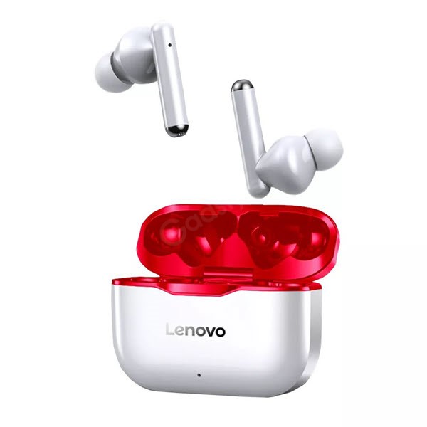 Buy Lenovo LP1 LivePods Wireless Earphones - Red from Vmart in Pakistan