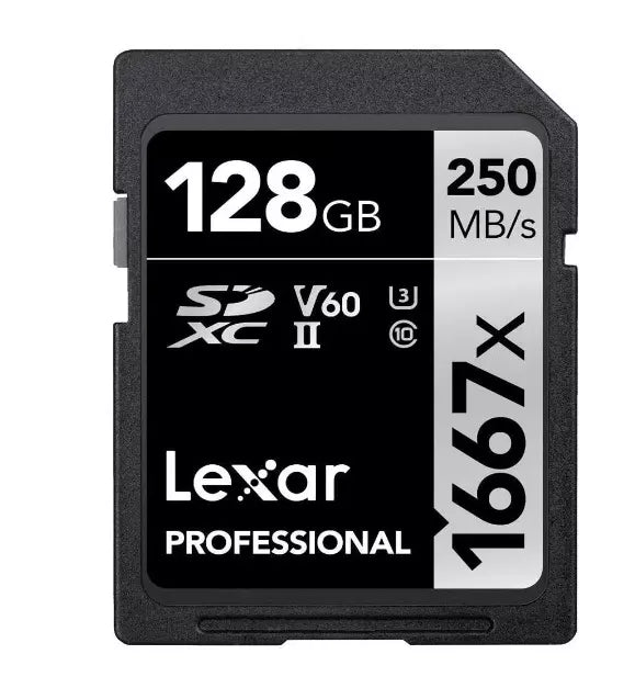 Buy Lexar 1667x 250mb/s UHS-II SD Card 128GB from Vmart in Pakistan