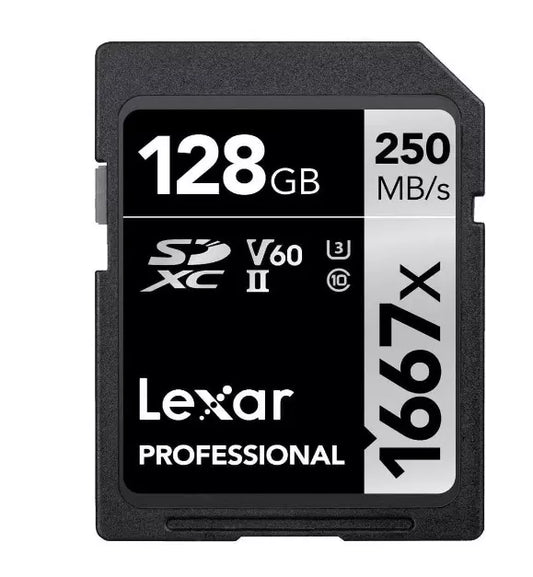Buy Lexar 1667x 250mb/s UHS-II SD Card 128GB from Vmart in Pakistan