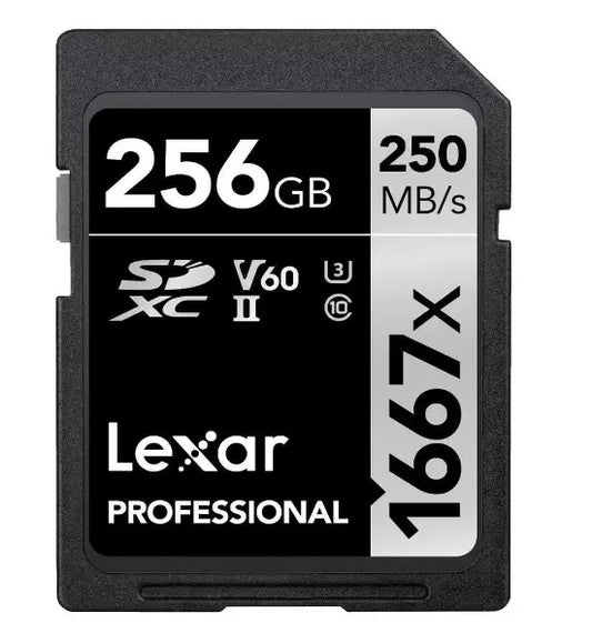 Buy Lexar 1667x 250mb/s UHS-II SD Card 256GB from Vmart in Pakistan