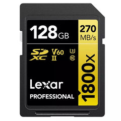 Buy Lexar 1800X 270MB/s V60 4K UHS-II SD Card 128GB from Vmart in Pakistan