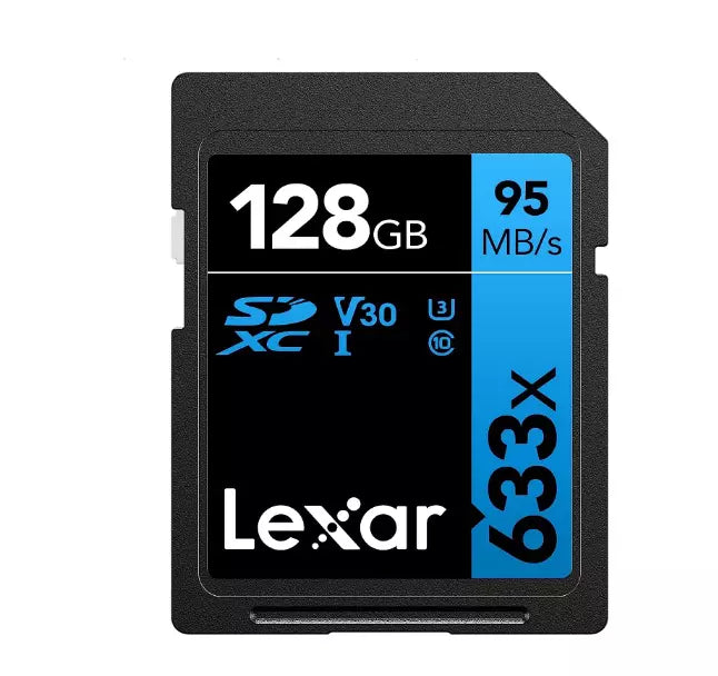 Buy Lexar 633X 95mb/s SD Card 128GB from Vmart in Pakistan