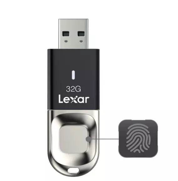 Buy Lexar F35 FingerPrint 150mb/s 3.0 USB 128GB from Vmart in Pakistan