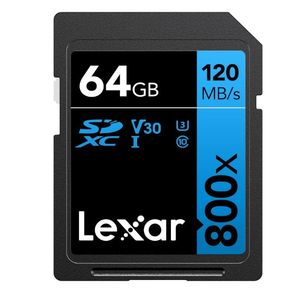 Buy Lexar 800x 120MB/s SD Card 64GB from Vmart in Pakistan