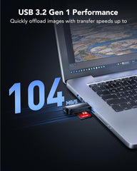 Lexar Dual Slot USB-A Card Reader