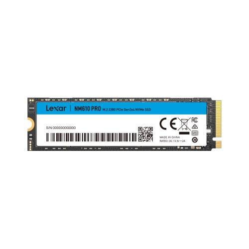 Buy Lexar NM610 Pro M.2 2280 PCIe Gen3x4 NVMe SSD 1TB from Vmart in Pakistan