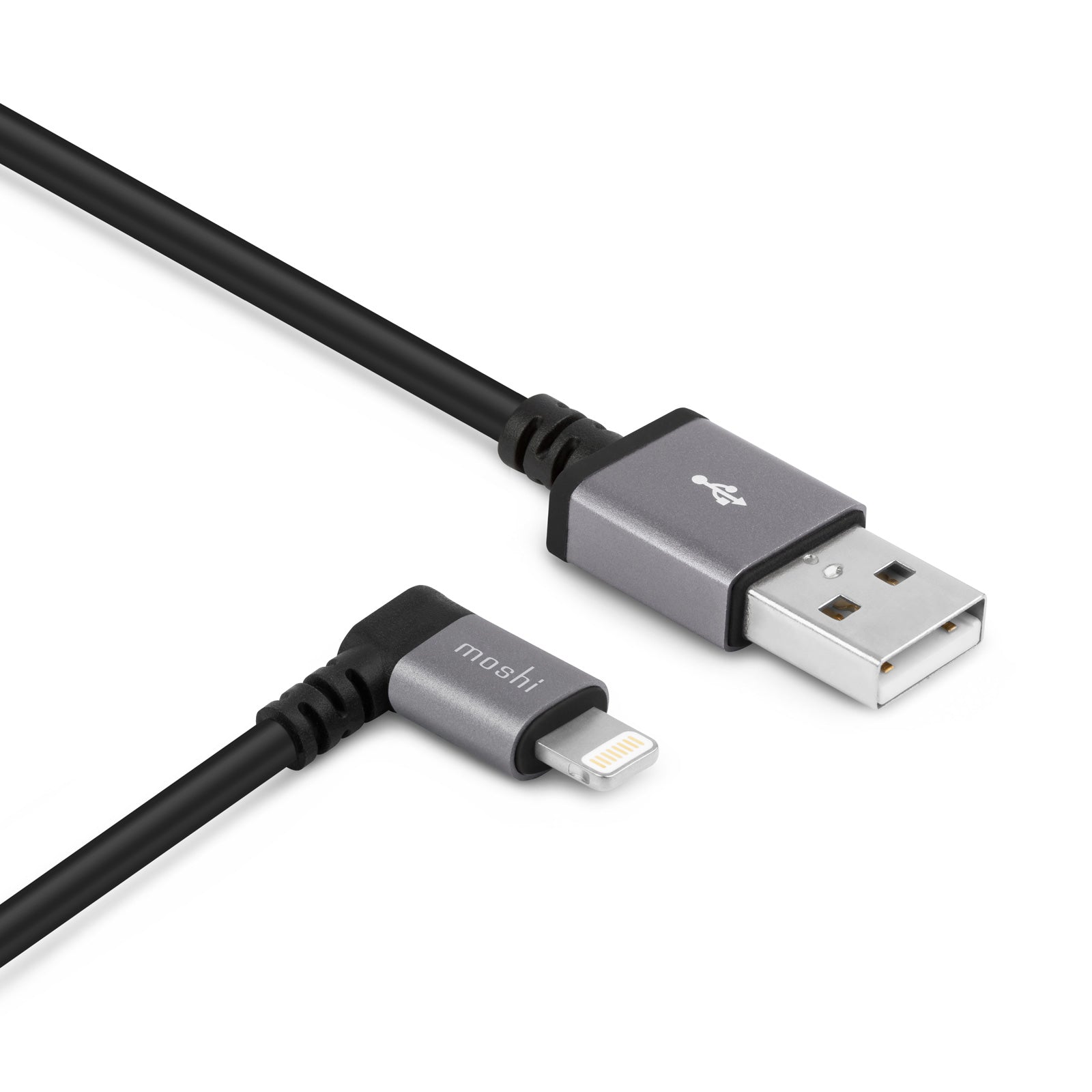 Buy Moshi 90-degree Lightning To USB Cable (1.5m) - Black from Vmart in Pakistan