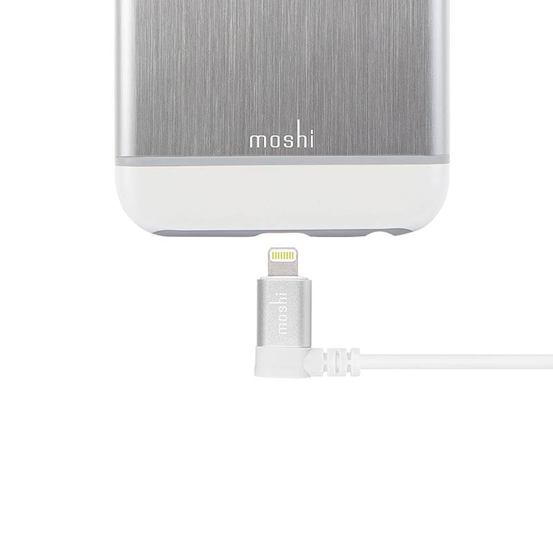 Buy Moshi 90-degree Lightning To USB Cable (1.5m) - White from Vmart in Pakistan