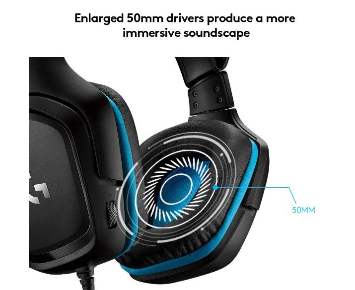 Buy Logitech G431 7.1 Surround Sound Gaming Headset from Vmart in Pakistan