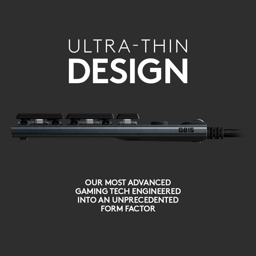 Buy Logitech G815 Lightsync RGB Mechanical Gaming Keyboard - Tactile from Vmart in Pakistan