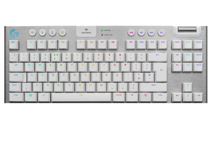 Buy Logitech G915 TKL LightSpeed Wireless RGB Mechanical Gaming Keyboard White - Tactile from Vmart in Pakistan