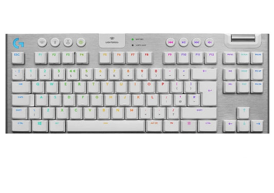 Buy Logitech G915 TKL LightSpeed Wireless RGB Mechanical Gaming Keyboard White - Tactile from Vmart in Pakistan