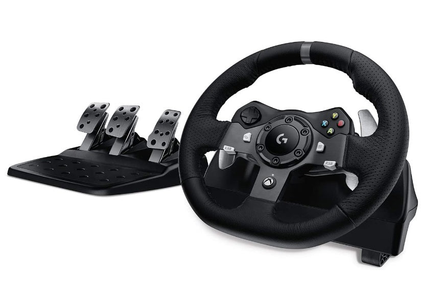 Buy Logitech G920 Steering Wheel & Pedals For Xbox | Pc from Vmart in Pakistan