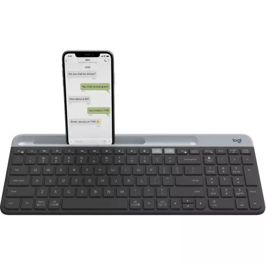 Buy Logitech K580 Slim Multi-Device Wireless Keyboard - Graphite from Vmart in Pakistan