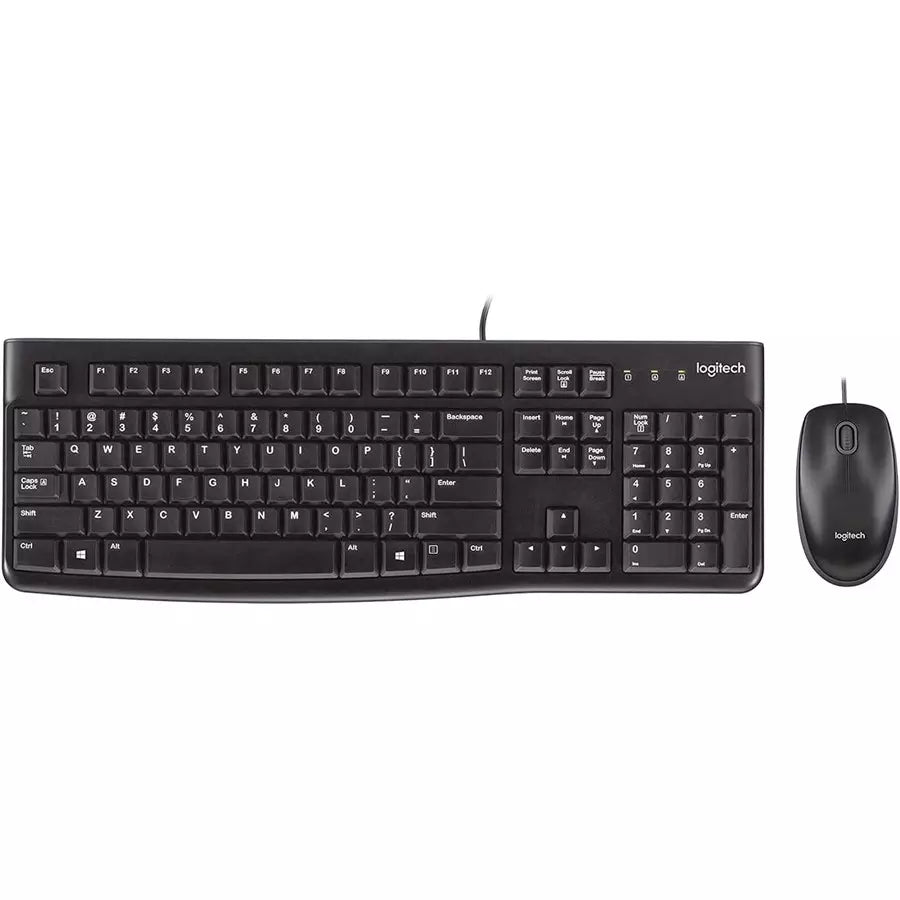 Buy Logitech MK120 Corded Keyboard and Mouse Combo from Vmart in Pakistan
