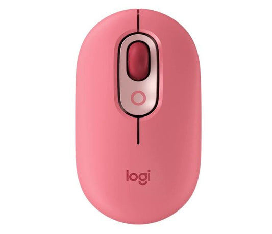 Buy Logitech POP Mouse Wireless Mouse with Customizable Emoji - Heartbreaker Rose from Vmart in Pakistan