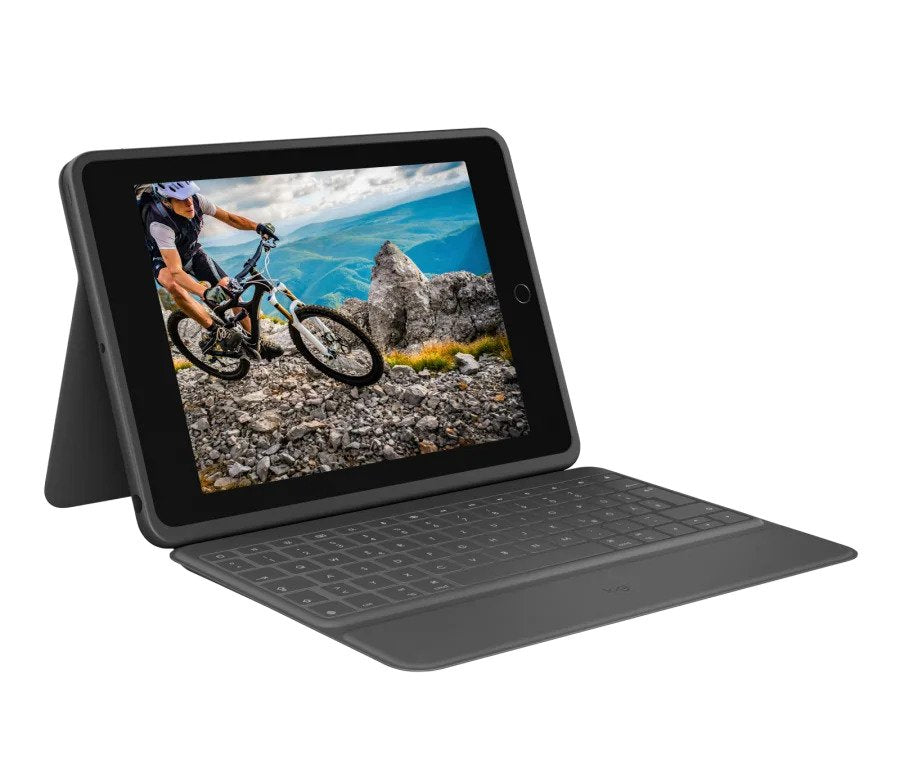 Buy Logitech Rugged Folio The Ultimate Protective Keyboard Case For iPad (7th 8th 9th gen) from Vmart in Pakistan