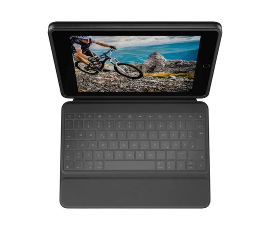 Buy Logitech Rugged Folio The Ultimate Protective Keyboard Case For iPad (7th 8th 9th gen) from Vmart in Pakistan