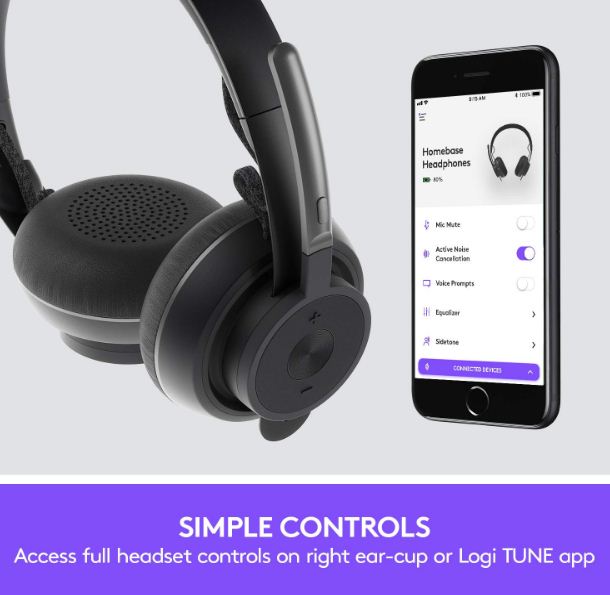 Buy Logitech Zone Wireless Bluetooth Headset With Microphone - UC Version from Vmart in Pakistan