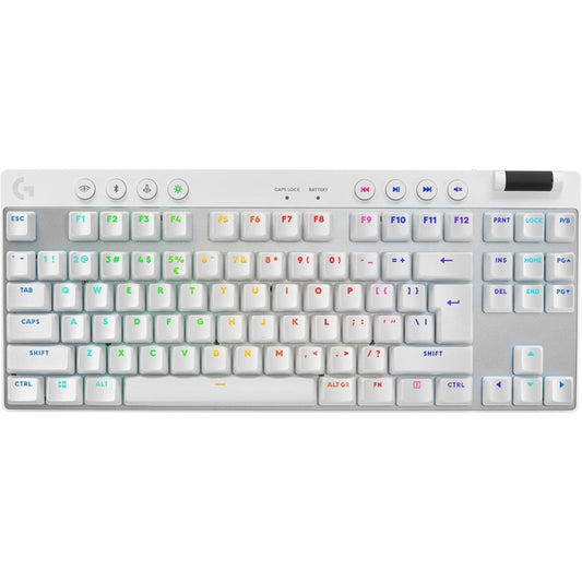 Buy Logitech PRO X TKL LightSpeed Gaming Keyboard White (Tactile Switch) from Vmart in Pakistan