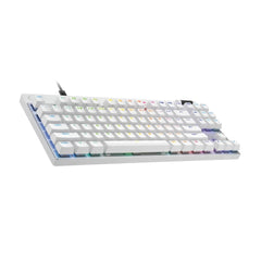 Buy Logitech Pro X TKL Rapid Wired Gaming Keyboard Analog Switches White from Vmart in Pakistan