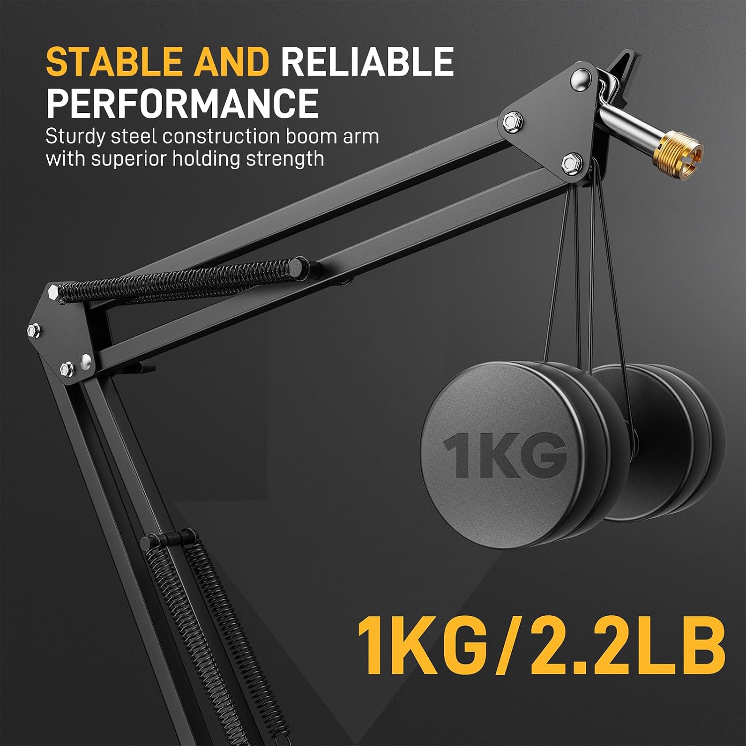 Buy Maono BA20 Boom Arm Microphone Stand Black from Vmart in Pakistan