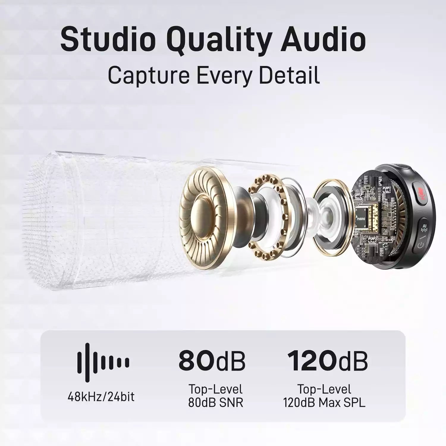 Buy Maono Wave T5 Wireless Microphone For USB Type-C from Vmart in Pakistan