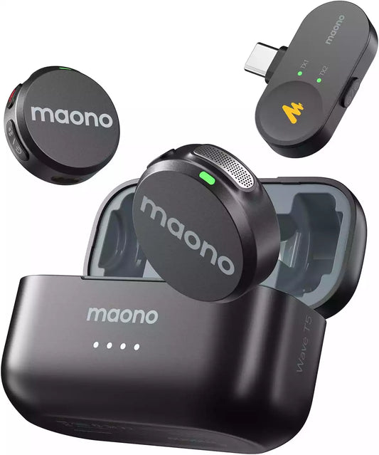 Buy Maono Wave T5 Wireless Microphone For USB Type-C from Vmart in Pakistan