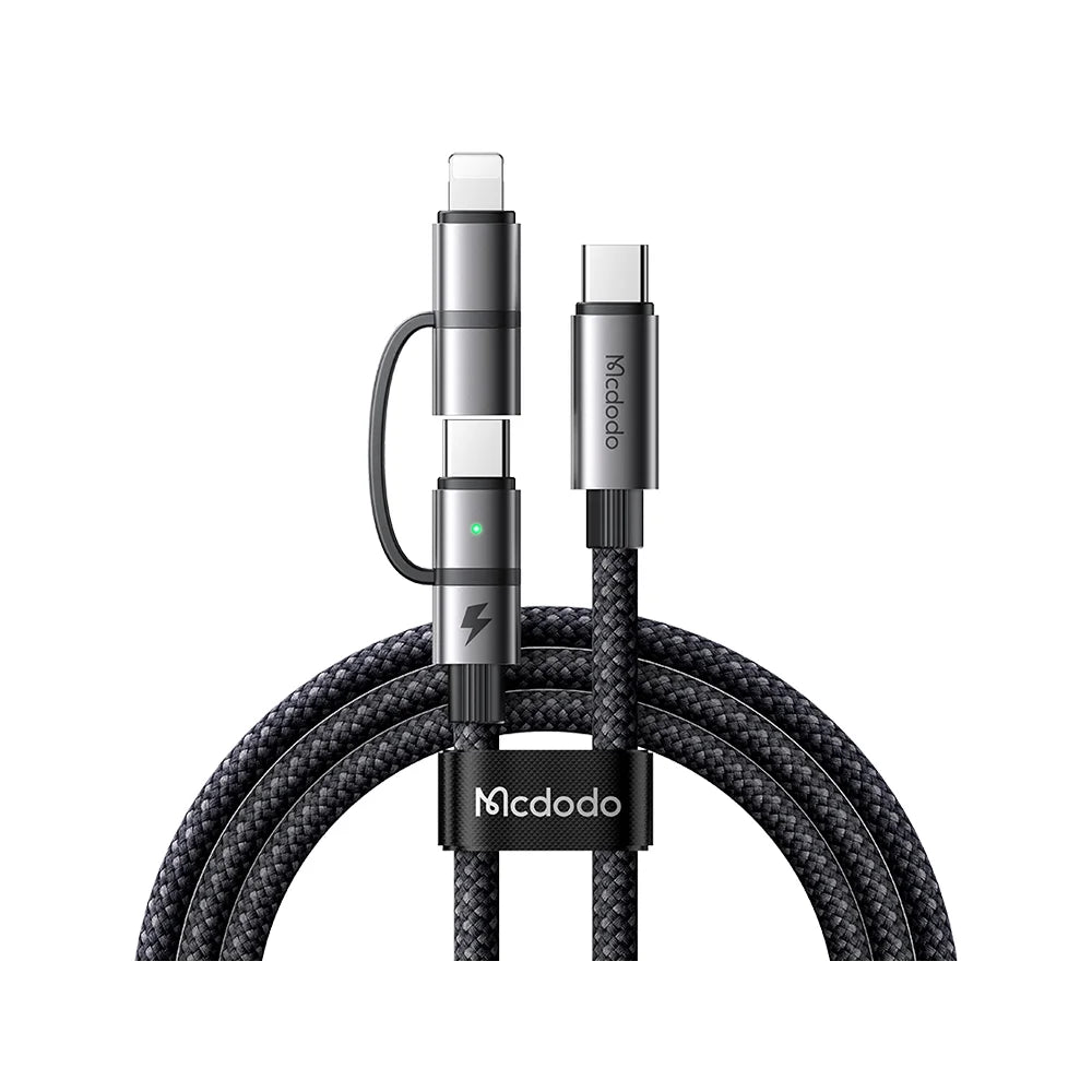 Buy Mcdodo CA-0450 2-in-1 100W USB-C to USB-C + Lightning Fast Charging Data Cable 1.2m from Vmart in Pakistan