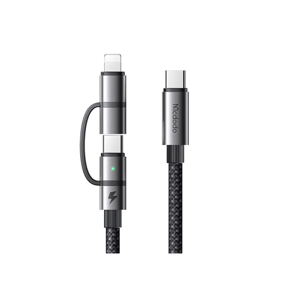Buy Mcdodo CA-0450 2-in-1 100W USB-C to USB-C + Lightning Fast Charging Data Cable 1.2m from Vmart in Pakistan