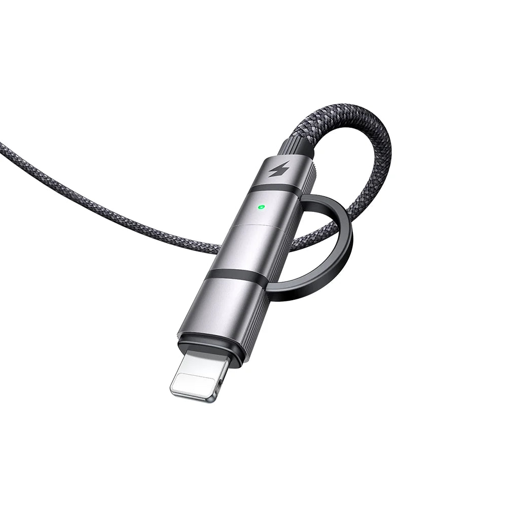 Buy Mcdodo CA-0450 2-in-1 100W USB-C to USB-C + Lightning Fast Charging Data Cable 1.2m from Vmart in Pakistan