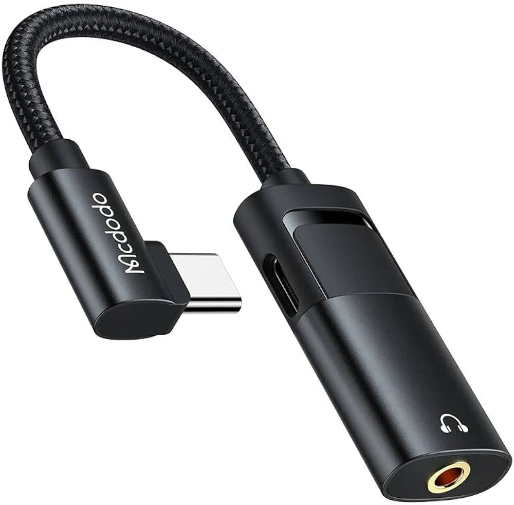 Buy Mcdodo CA-1880 60W PD USB Type C to 3.5mm Aux and USB Type C Port Connector Cable Adapter from Vmart in Pakistan