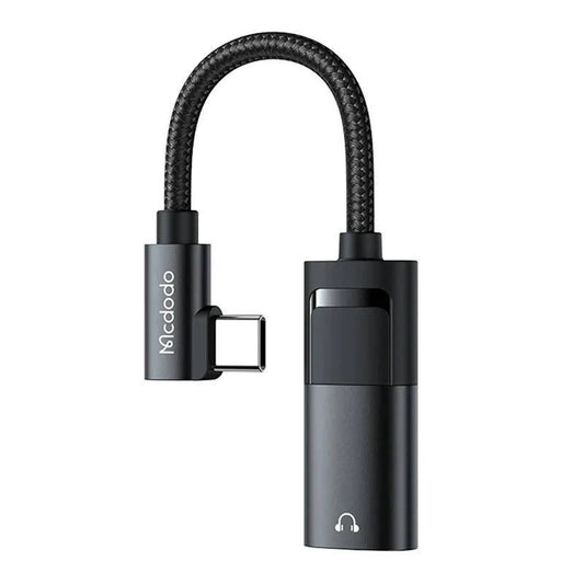 Buy Mcdodo CA-1880 60W PD USB Type C to 3.5mm Aux and USB Type C Port Connector Cable Adapter from Vmart in Pakistan