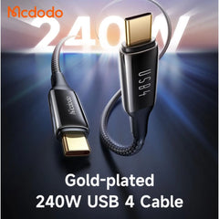 Buy Mcdodo CA-2990 240W USB 4.0 Type-C to Type-C Cable 1.2m from Vmart in Pakistan