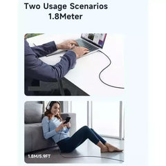 Buy Mcdodo CA-3461 100W PD Type C Smart Charging Cable 1.8m Black from Vmart in Pakistan