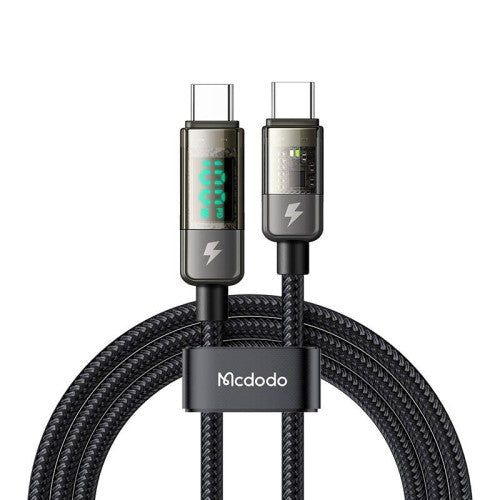 Buy Mcdodo CA-3610 USB-C to USB-C Cable Auto Power Off PD 100W 1.2m Black from Vmart in Pakistan