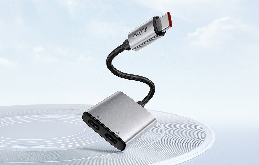 Buy Mcdodo CA-5570 2 in 1 USB-C to Dual USB-C Audio Adapter from Vmart in Pakistan